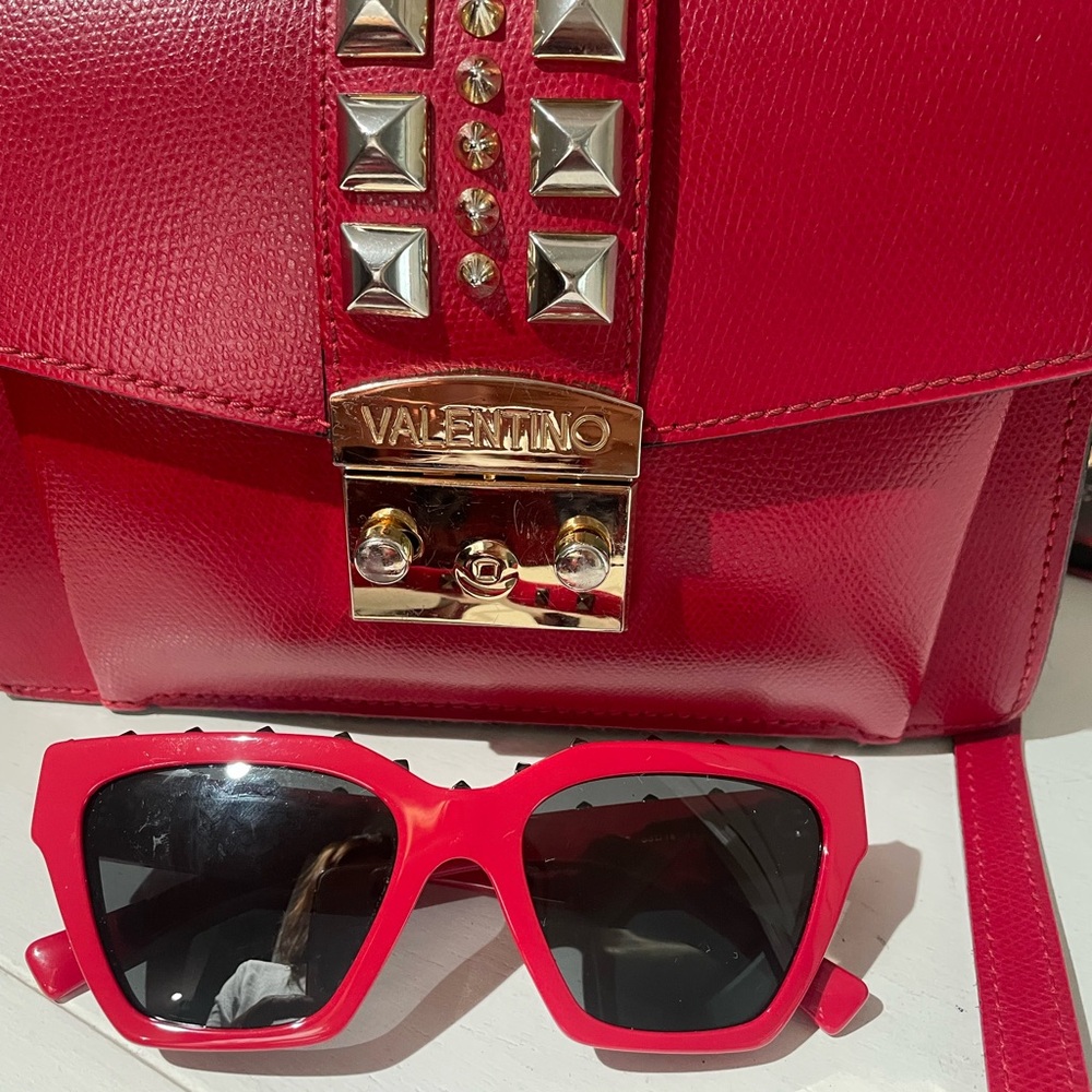 Valentino handbag & sunglass set